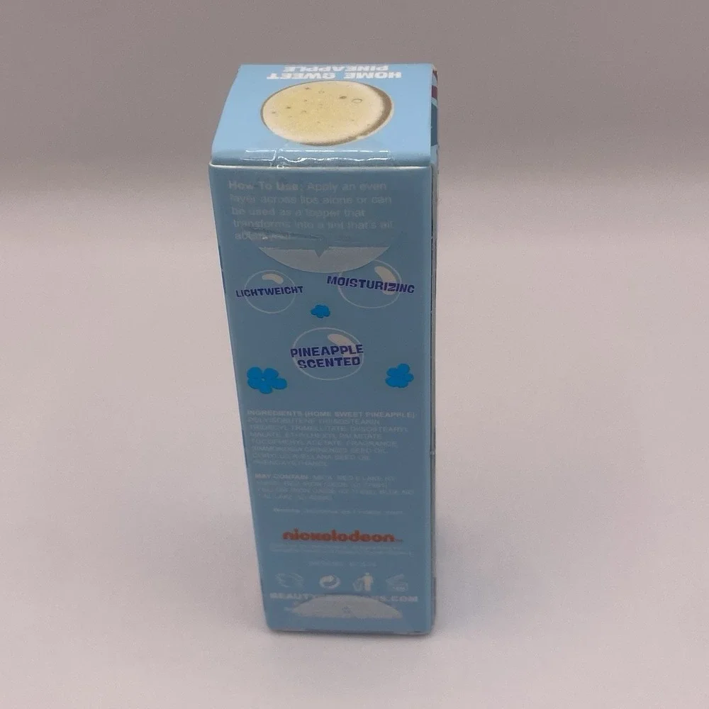 SpongeBob X Beauty Creations Home Sweet Pineapple PH Lip Oil Lipgloss NIB